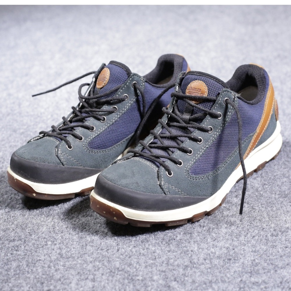 Hanwag Belorado Low Hiking Shoes Women's 8 Blue Brown Suede